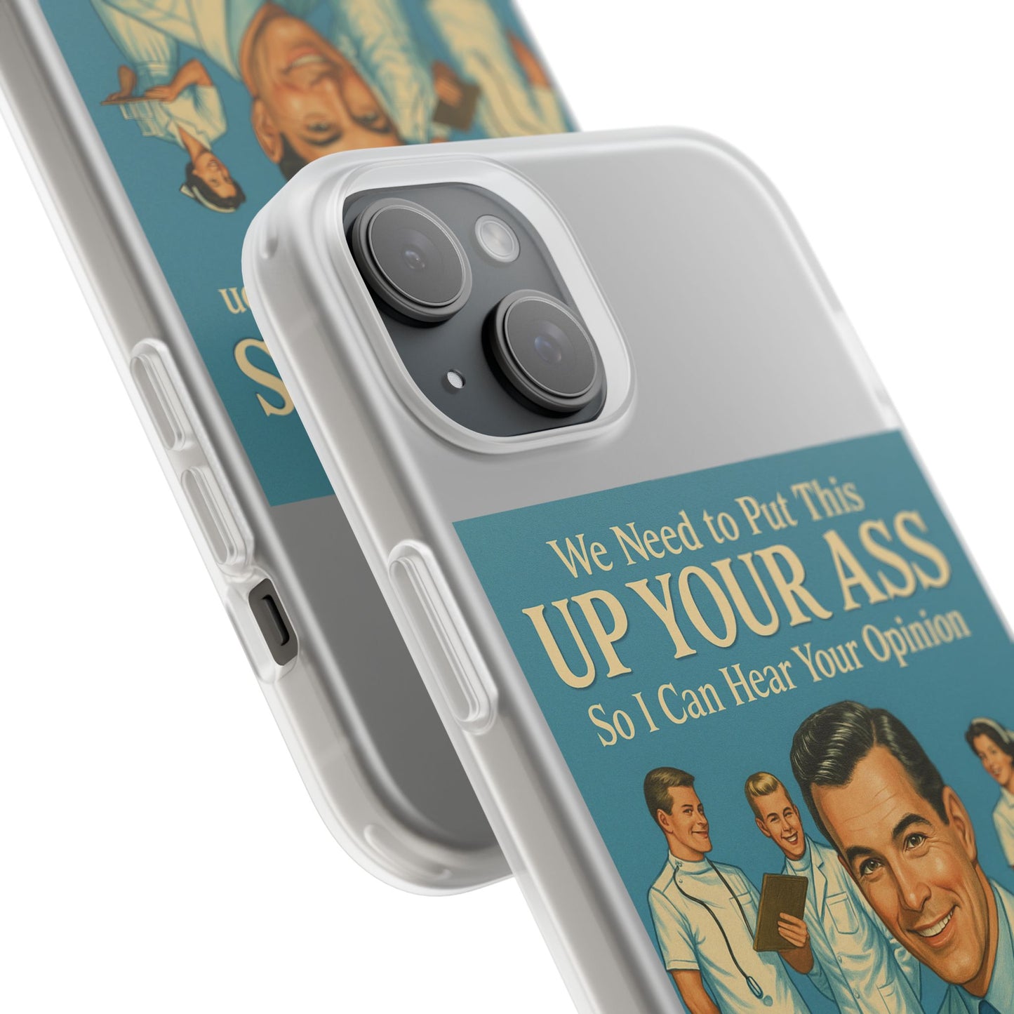 Handyhülle „Doctor’s Opinion“ – Retro-Arzt mit schwarzem Humor-Phone Case-True Insights