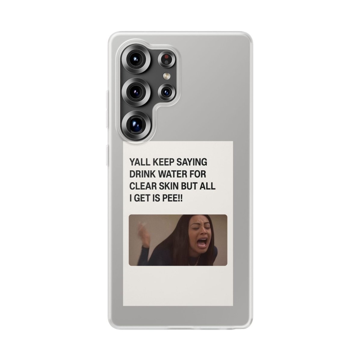 Drink Water, Pee – Handyhülle mit Flüssigkeit und Philosophie-Phone Case-True Insights
