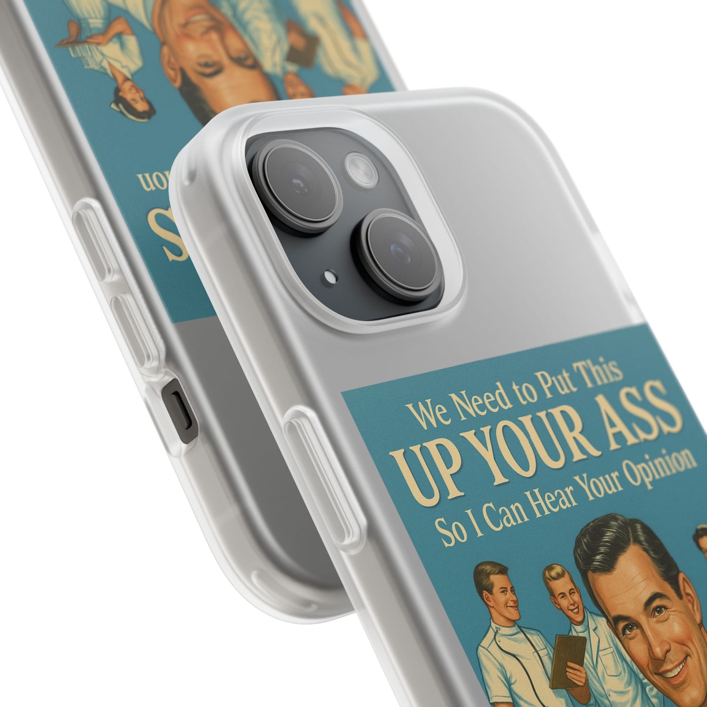 Handyhülle „Doctor’s Opinion“ – Retro-Arzt mit schwarzem Humor-Phone Case-True Insights