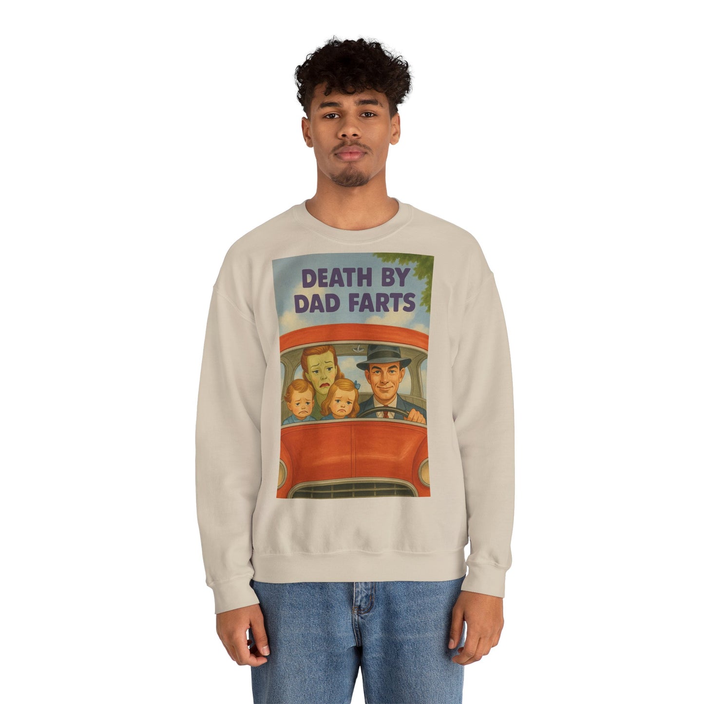 Sweatshirt – Dead by Dad Farts Sweatshirt – Lustiges Geschenk für Familien mit Humor | True Insights Design mit Humor
