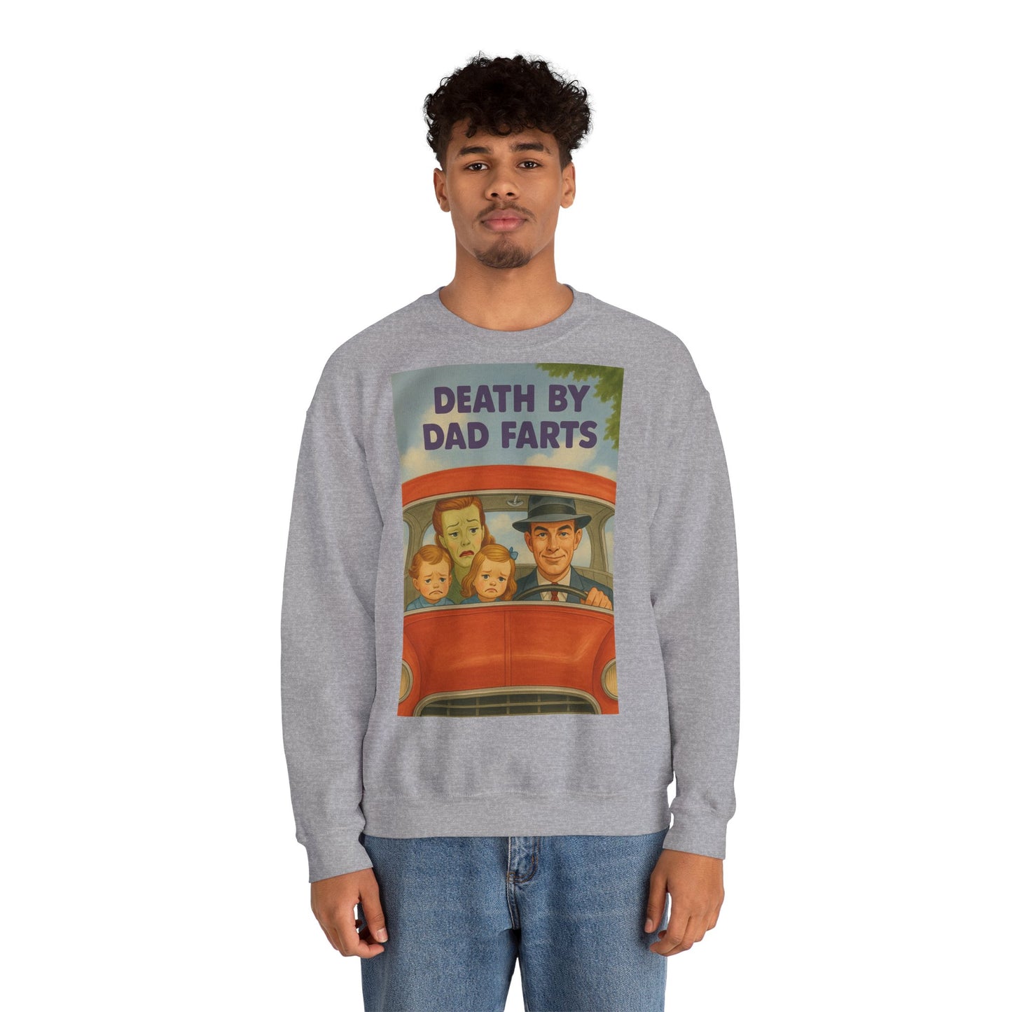 Sweatshirt – Dead by Dad Farts Sweatshirt – Lustiges Geschenk für Familien mit Humor | True Insights Design mit Humor