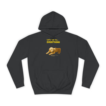 Let's Piss on Everything Hoodie – Satirisches Motiv mit Hund und Katze