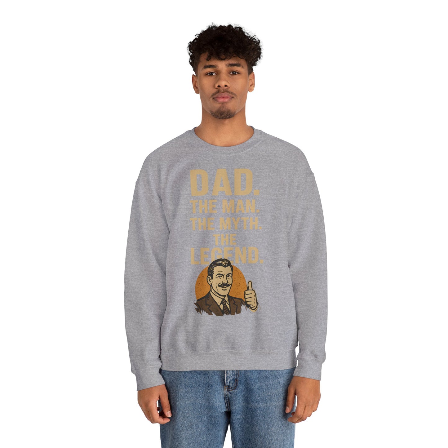 Sweatshirt – DAD. THE MAN. THE MYTH. THE LEGEND. - Sweatshirt für echte Legenden | True Insights Design mit Humor