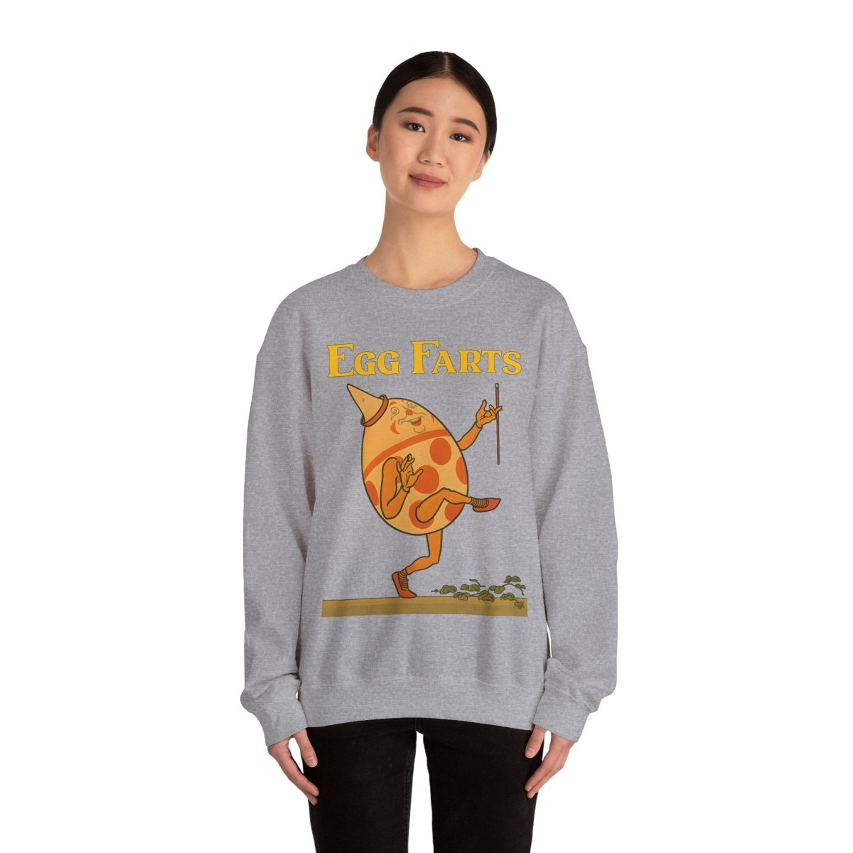 Sweatshirt – Egg Farts – Surreale Eleganz mit einem Hauch Absurdität | True Insights Design mit Humor