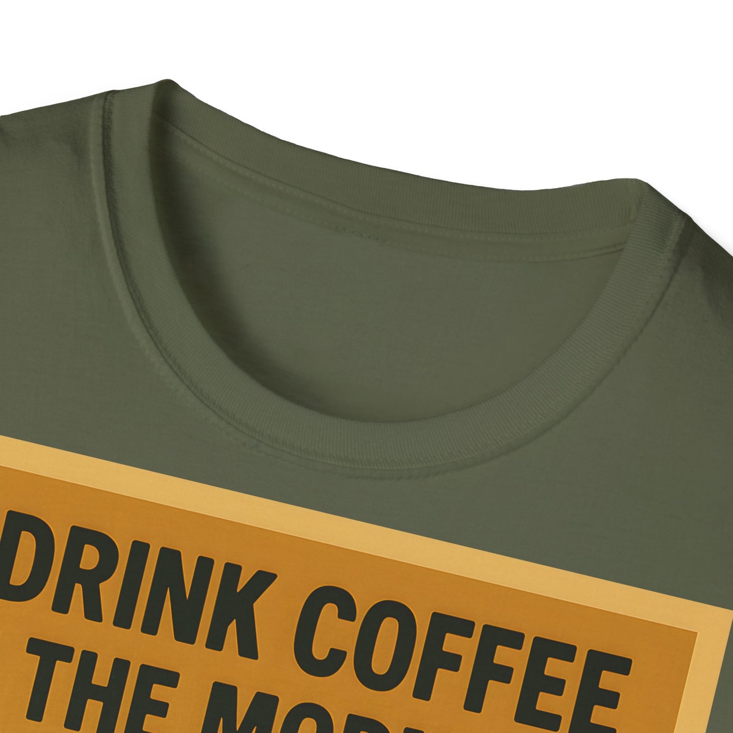 “I drink coffee in the morning because c****** is illegal.” - The retro morning drama on your shirt! – Freches Satire-Design für mutige Statements | True Insights