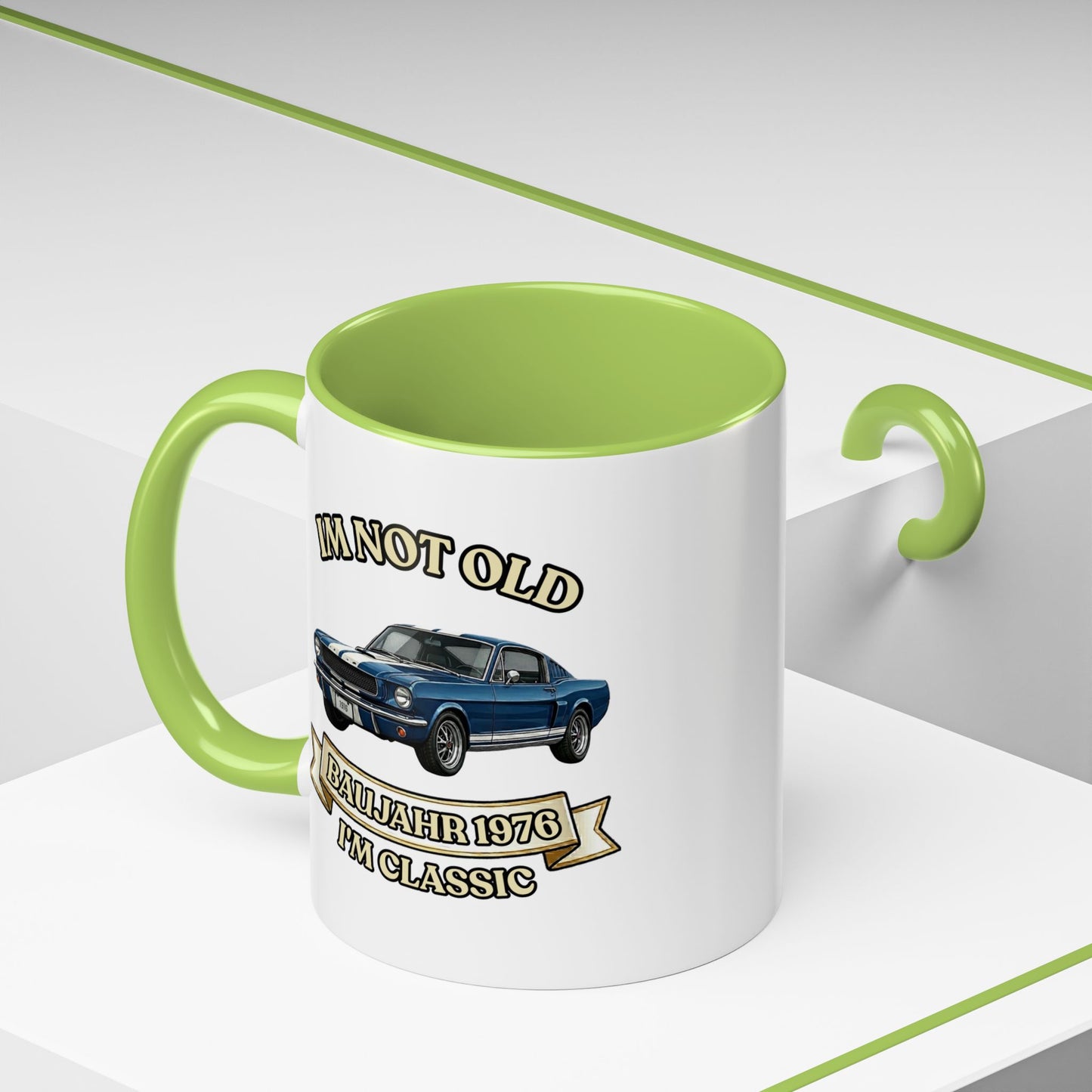 Tasse Baujahr 1976 - I'm Not Old I'm Classic - Oldtimer Muscle Car Kaffeetasse zum 50. Geburtstag