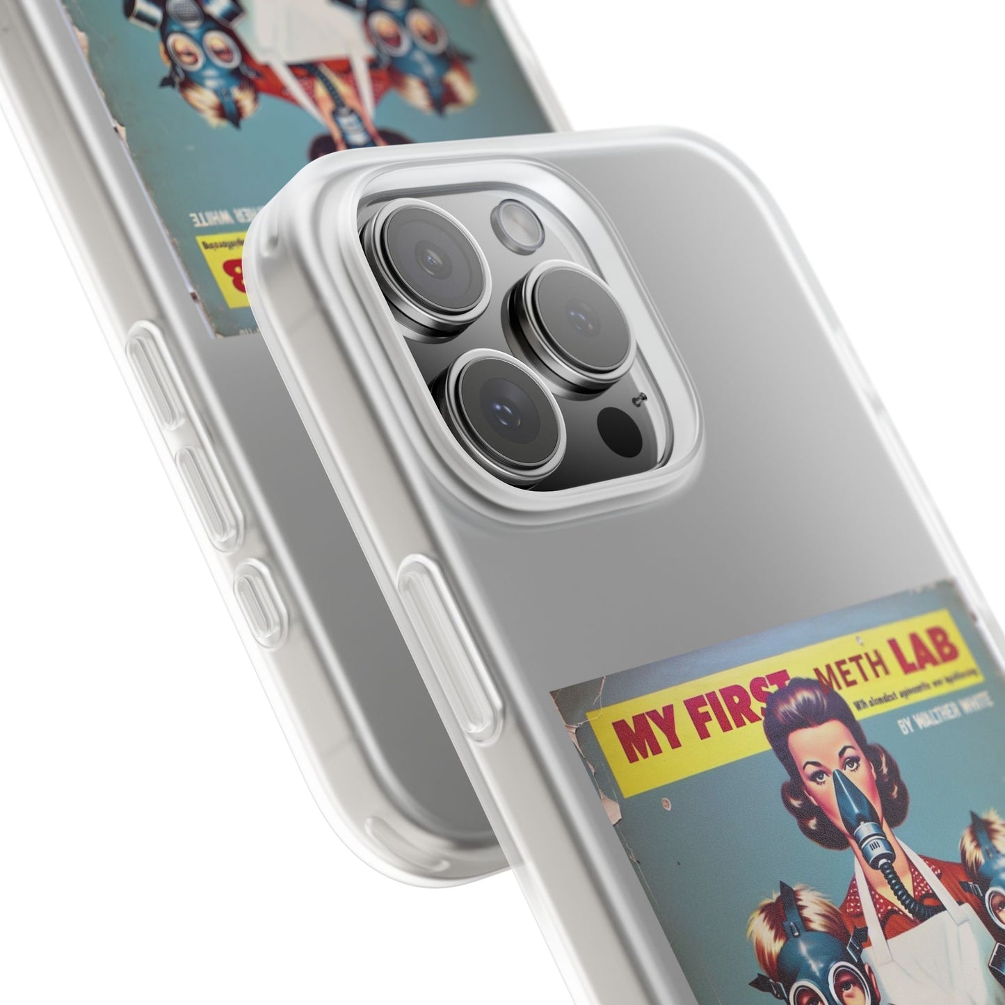 „My First Meth Lab“ Handyhülle – Schwarzer Humor im Retro-Look-Phone Case-True Insights