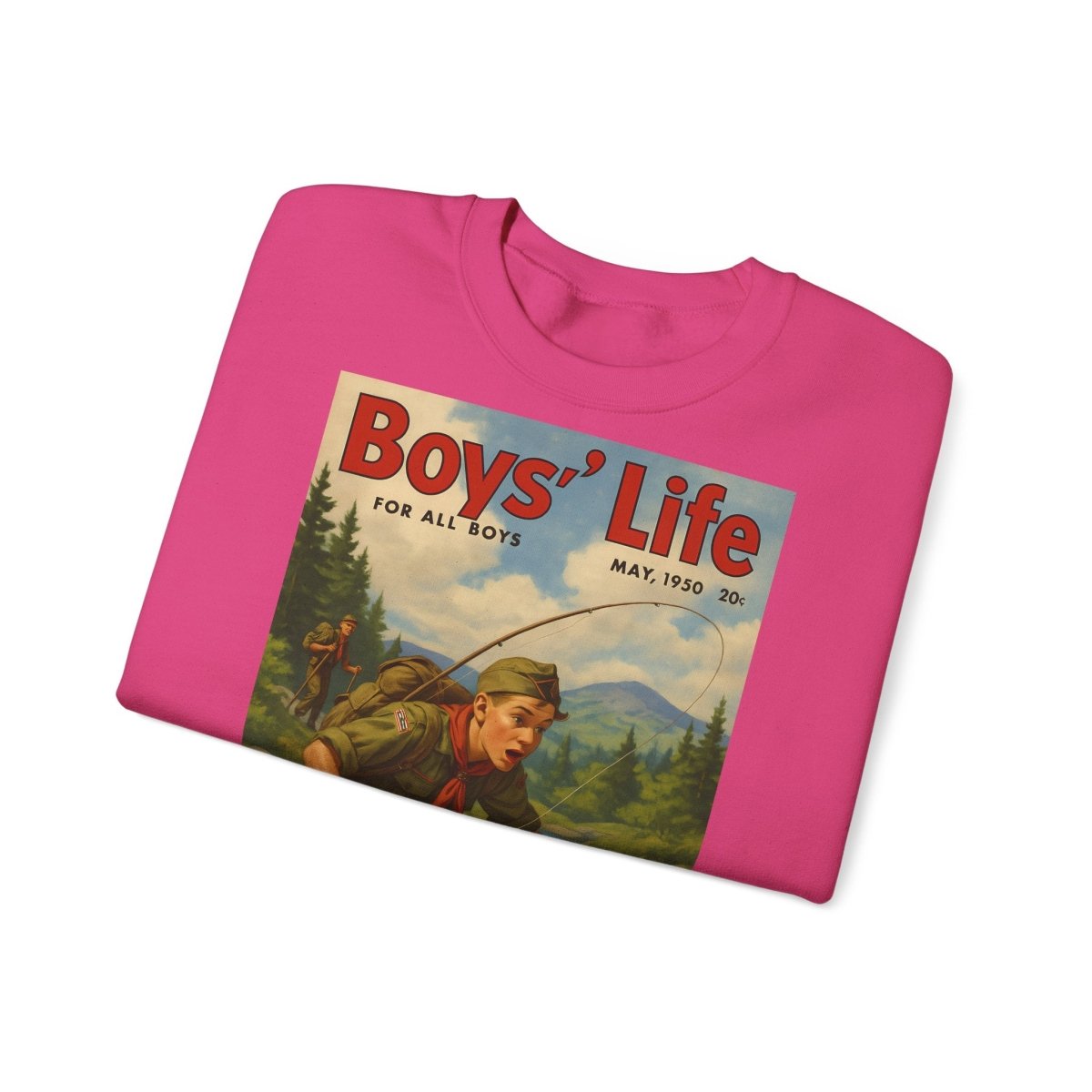 Vintage Motiv – Vintage „Boys’ Life“ Sweatshirt – Retro Pfadfinder-Motiv von 1950 | True Insights Design mit Humor
