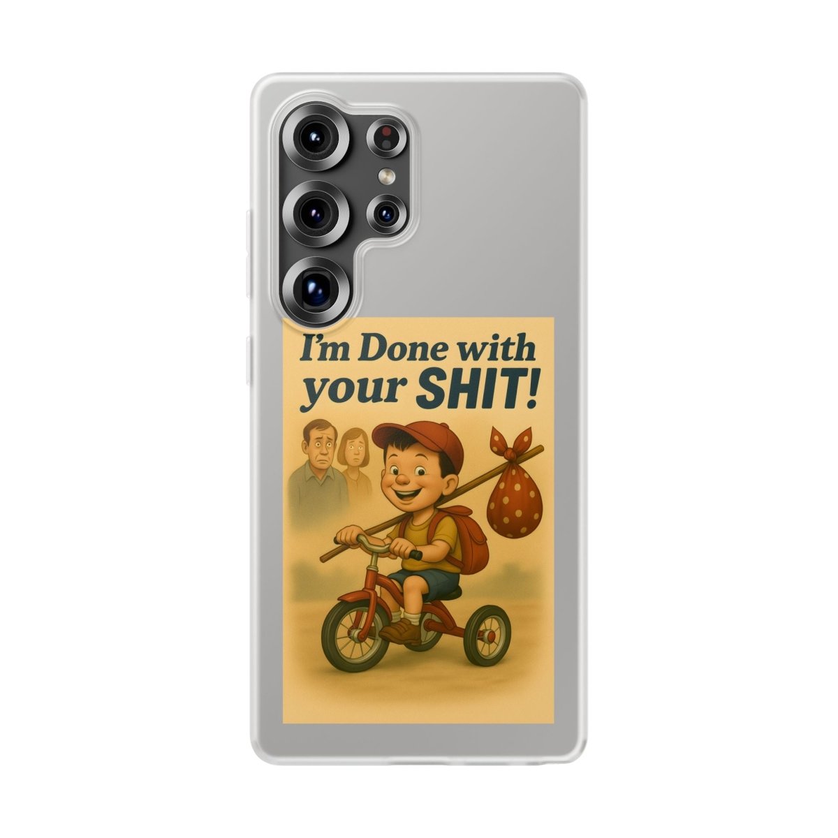 Done With Your Shit – Satirische Handyhülle für coole Kids-Phone Case-True Insights