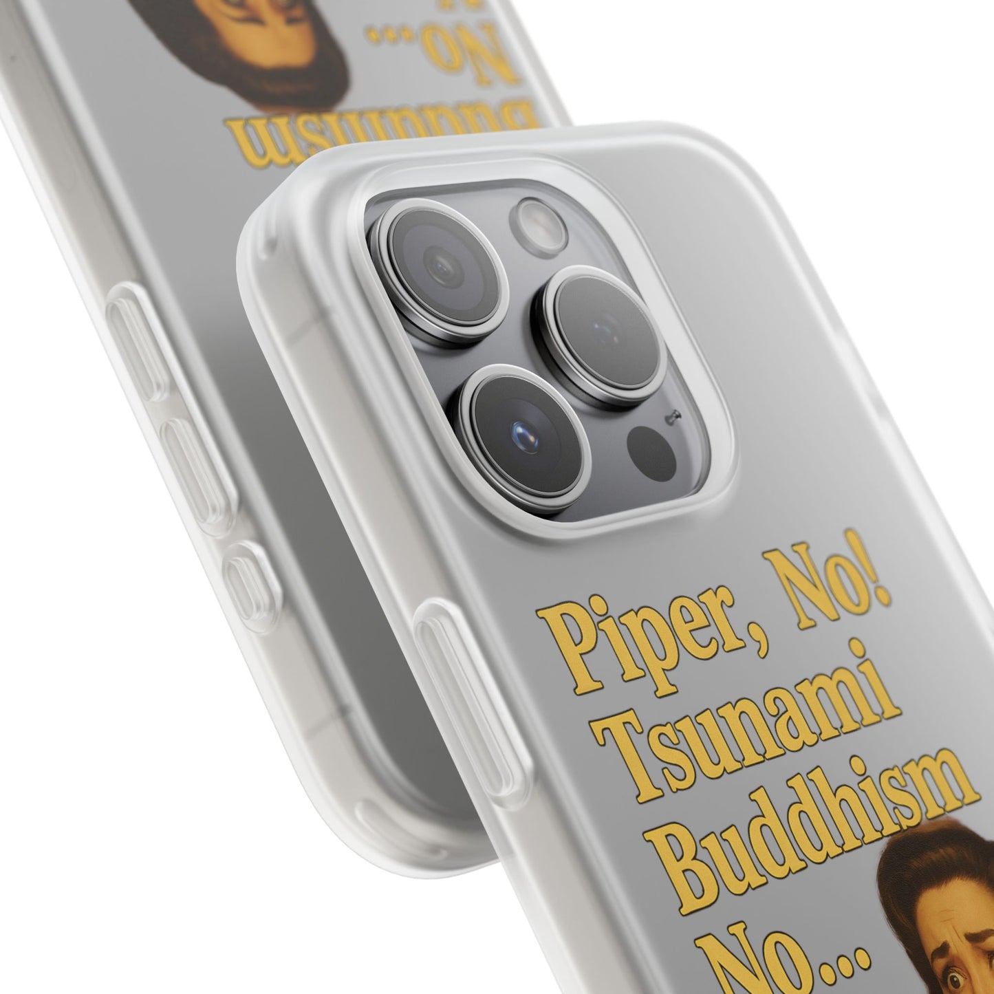 Retro-Drama Handyhülle – „Piper, No! Tsunami Buddhism Nooo“-Phone Case-True Insights