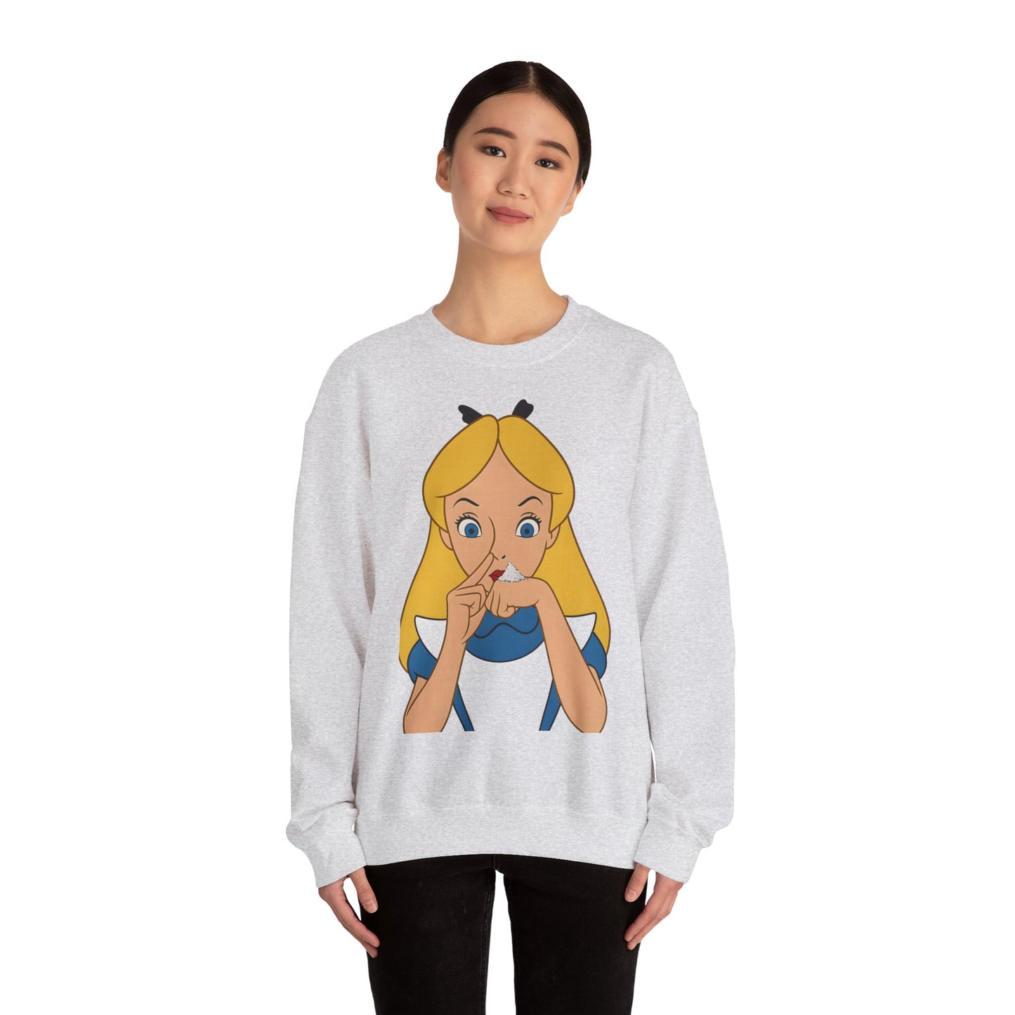 Sweatshirt – Satire Sweatshirt – "Alice im Rausch" Pop-Art Design | True Insights Design mit Humor