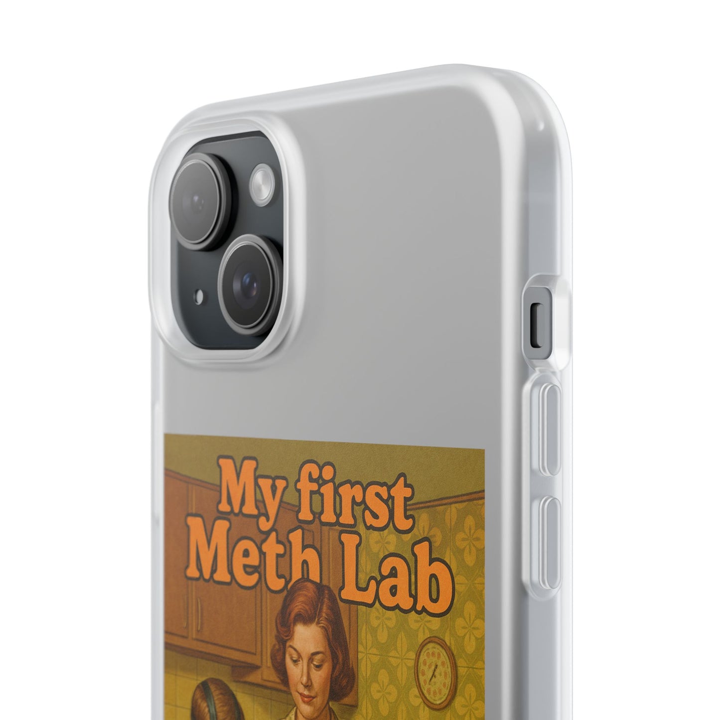Satirisches Familienmotiv mit Chemie-Charme – stoßfest, kabellos ladbar & herrlich provokant.-Phone Case-True Insights