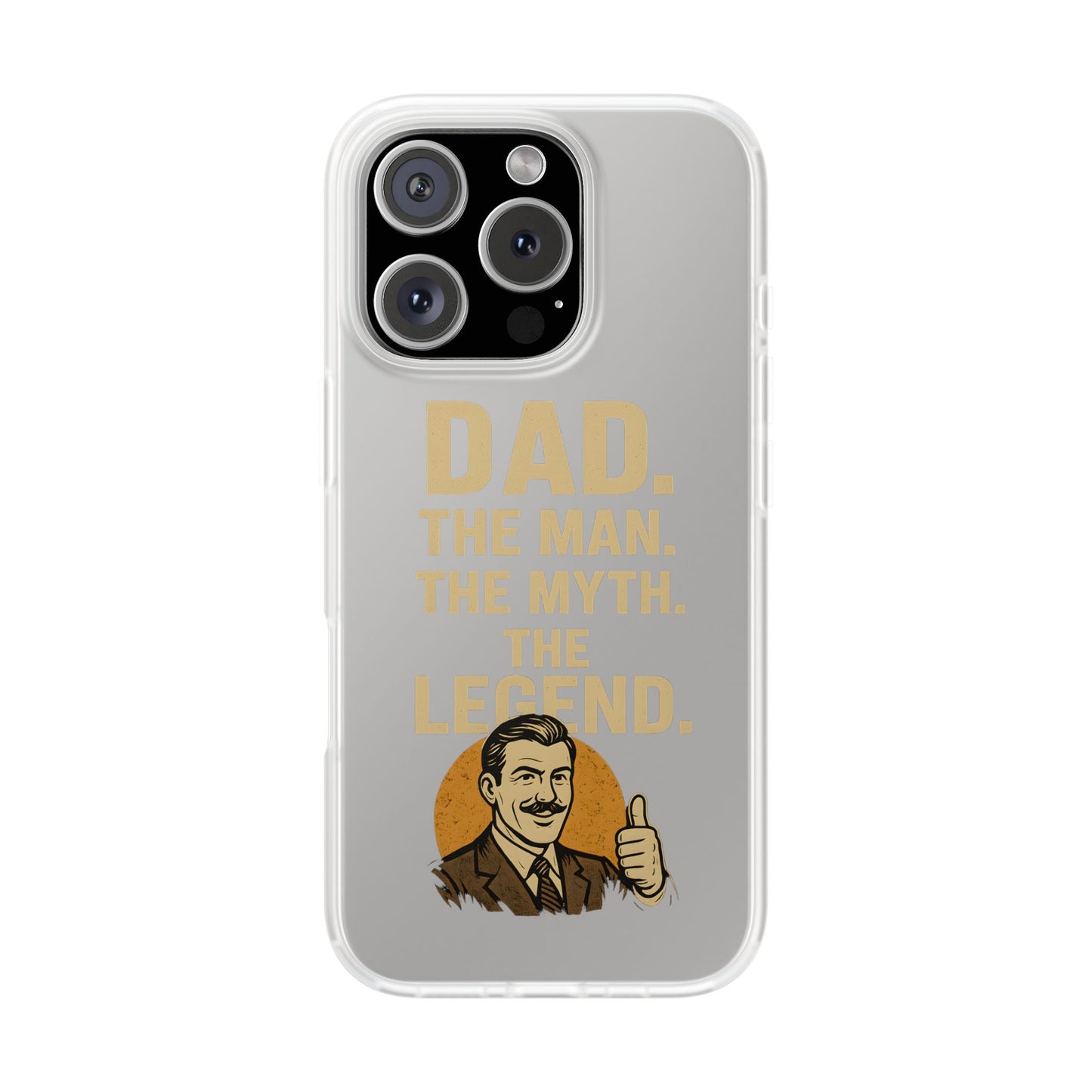 Papa Handyhülle – DAD. THE MAN. THE MYTH. THE LEGEND. – Geschenk für Väter – Retro Design-Phone Case-True Insights
