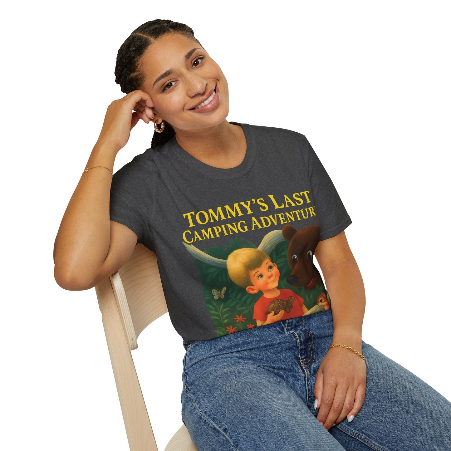 Tommy’s Last Camping Adventure – süß trifft seltsam. – Freches Satire-Design für mutige Statements | True Insights