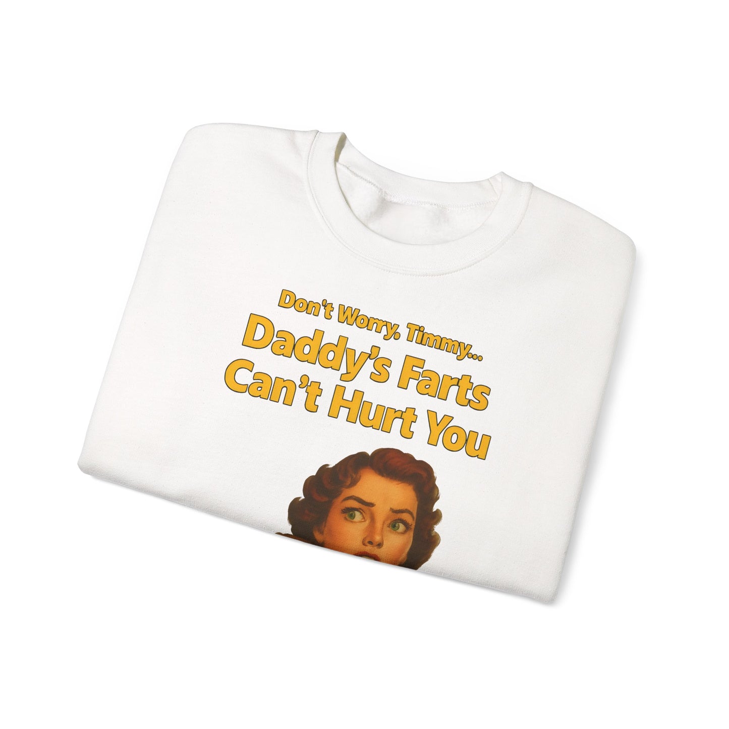 Sweatshirt – Daddy’s Farts – Satirisches Retro-Sweatshirt mit schwarzem Humor | True Insights Design mit Humor