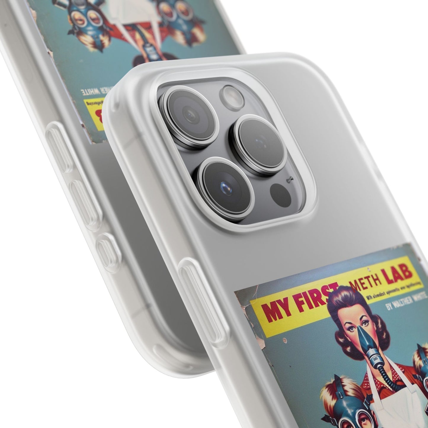 „My First Meth Lab“ Handyhülle – Schwarzer Humor im Retro-Look-Phone Case-True Insights