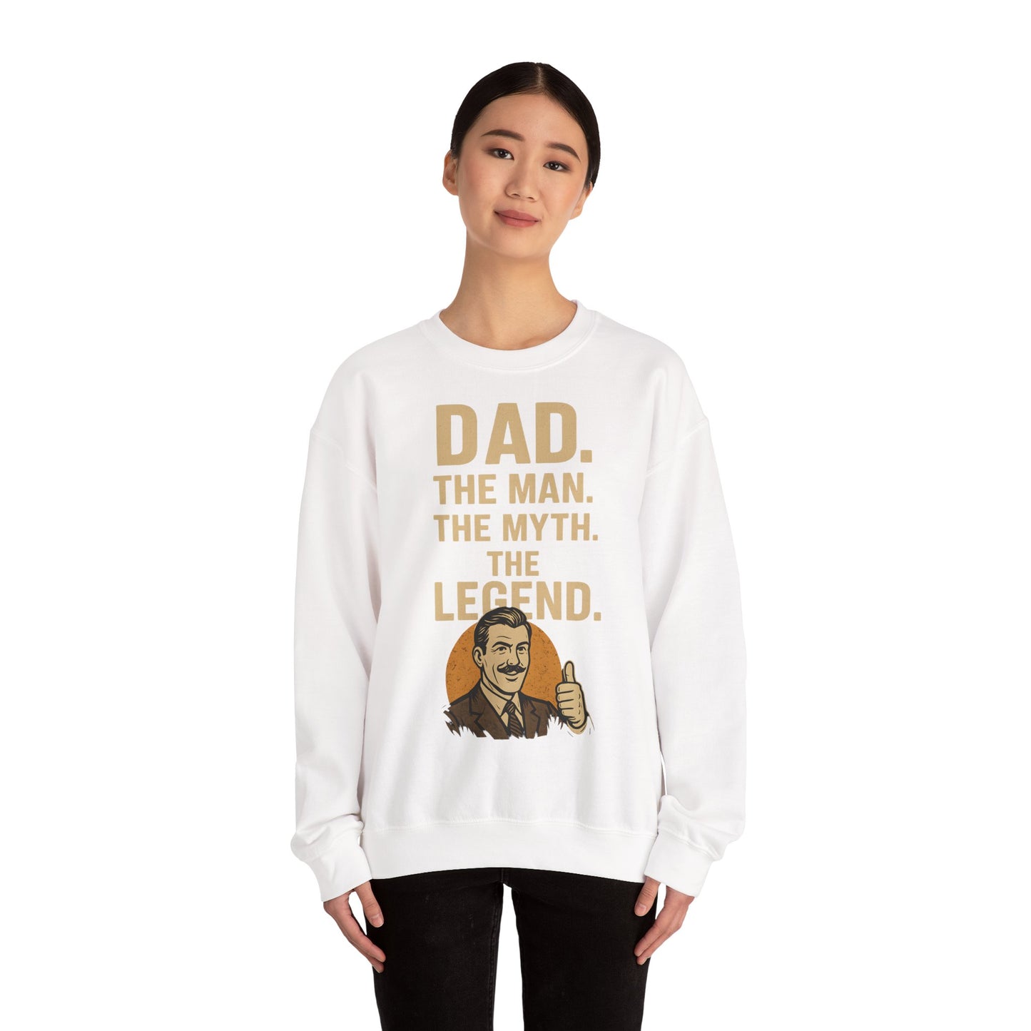 Sweatshirt – DAD. THE MAN. THE MYTH. THE LEGEND. - Sweatshirt für echte Legenden | True Insights Design mit Humor
