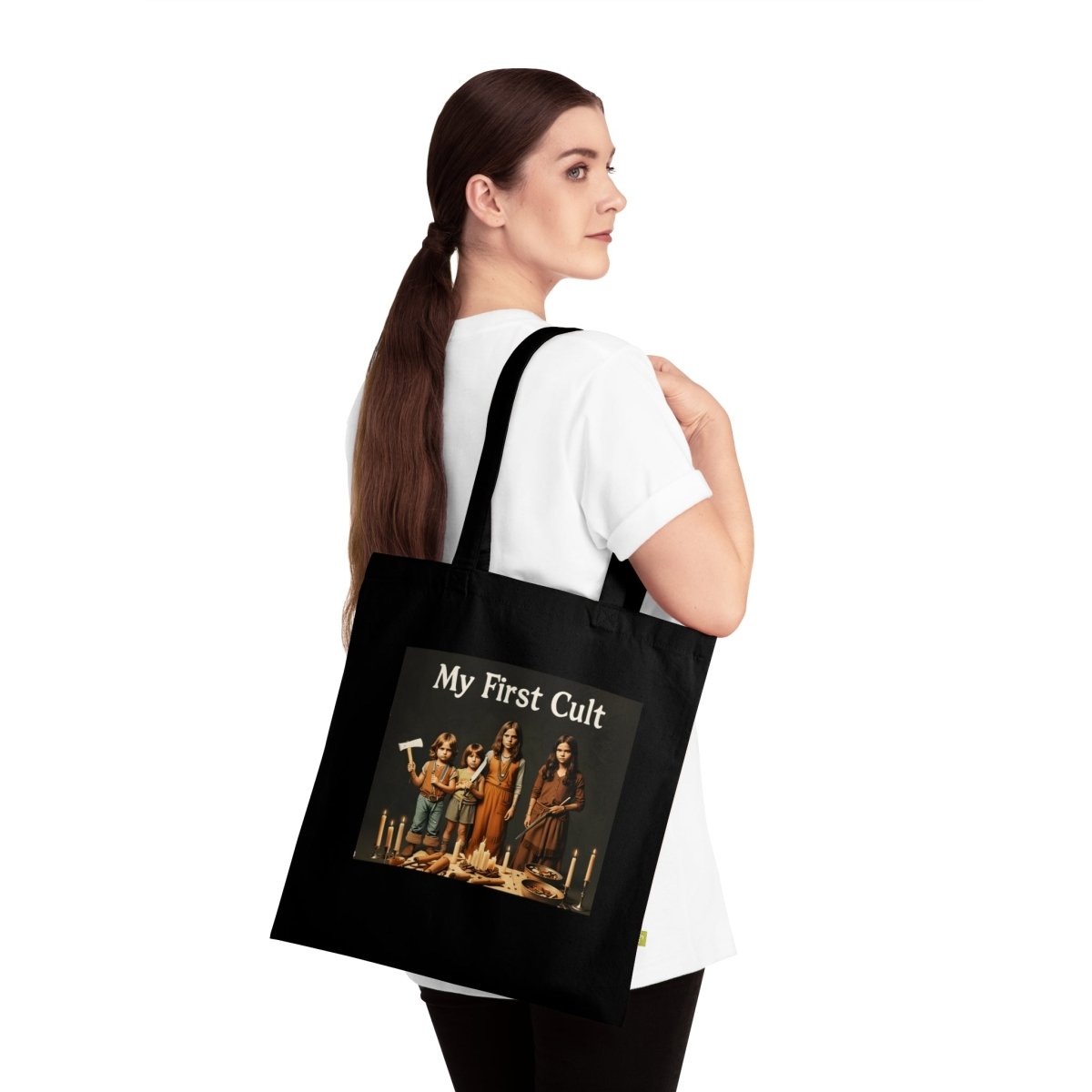 My First Cult – Satirischer Stoffbeutel im Retro-Kult-Look-Bags-True Insights
