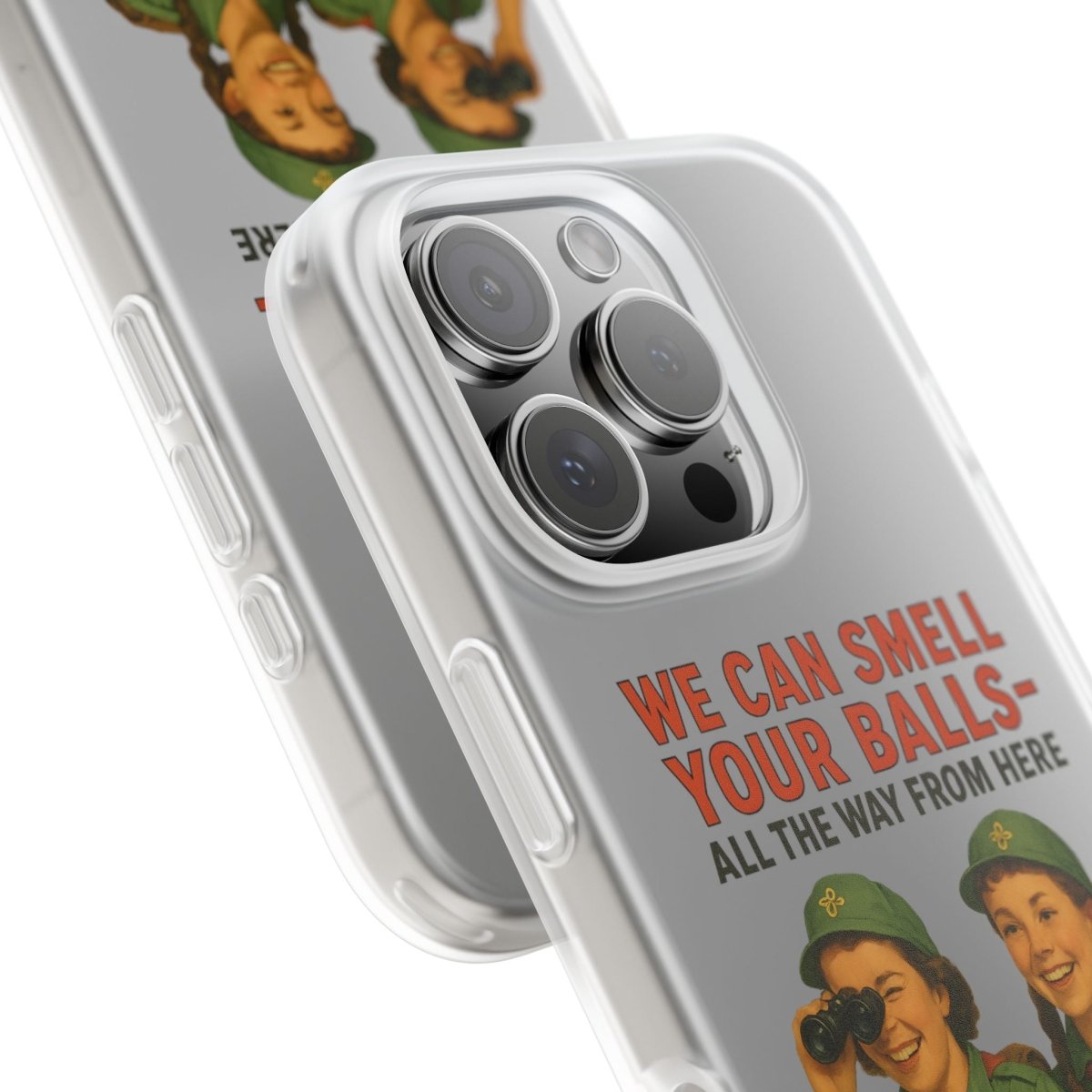 We Can Smell Your Balls – Satirische Handyhülle im Retro-50s-Stil-Phone Case-True Insights