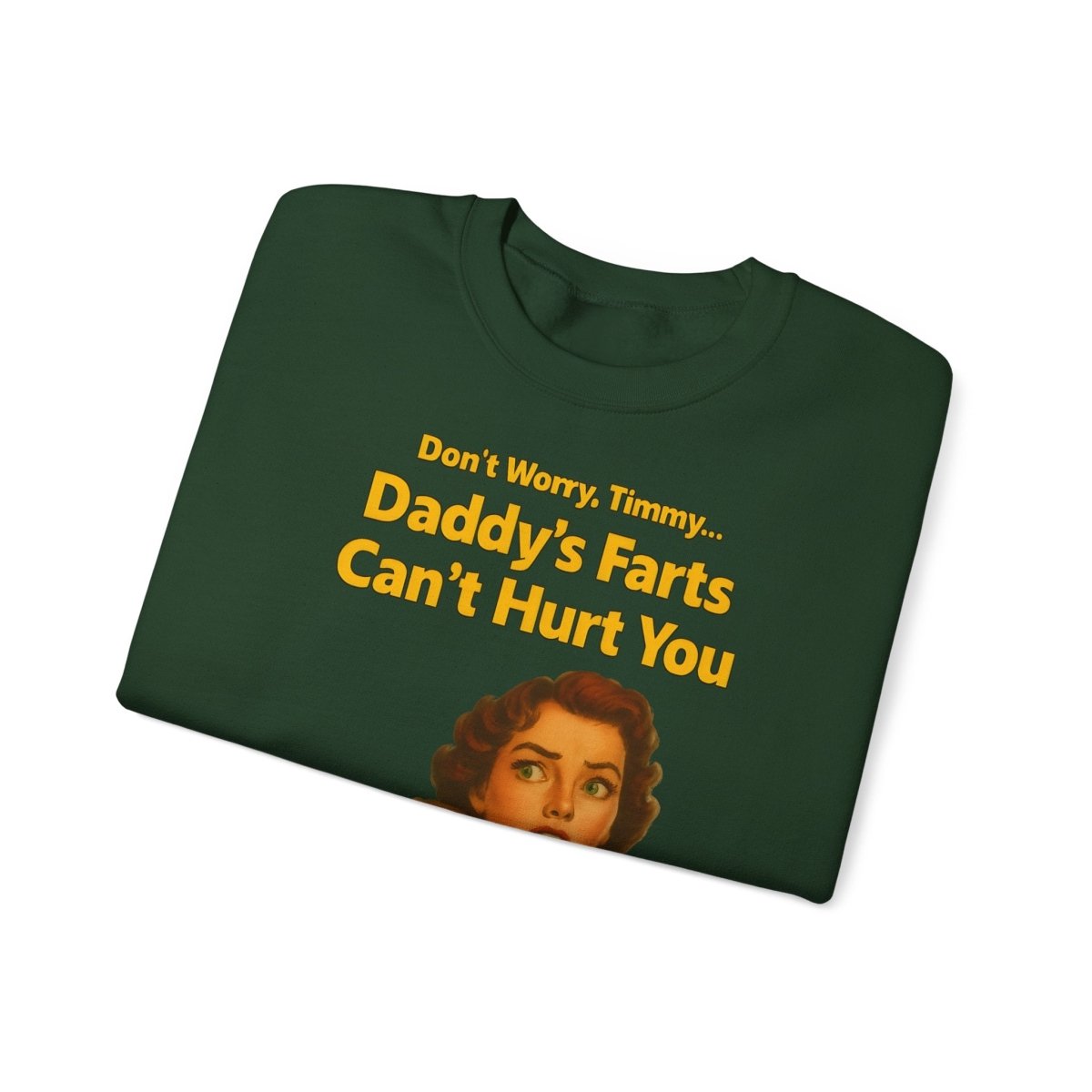 Sweatshirt – Daddy’s Farts – Satirisches Retro-Sweatshirt mit schwarzem Humor | True Insights Design mit Humor