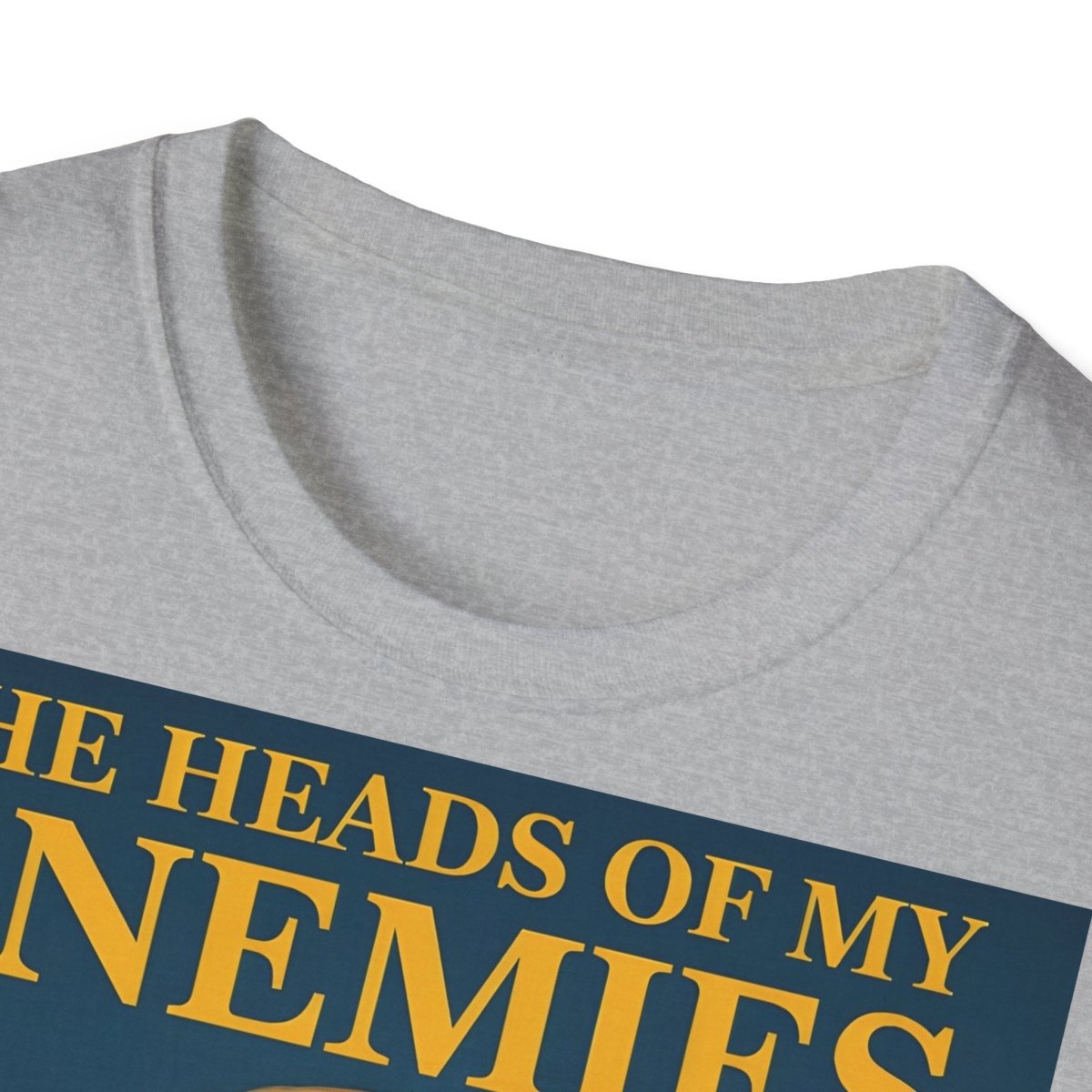 T-Shirt „The Heads of My Enemies“ – Retro-Satire mit Kinderbuch-Flair – Freches Satire-Design für mutige Statements | True Insights