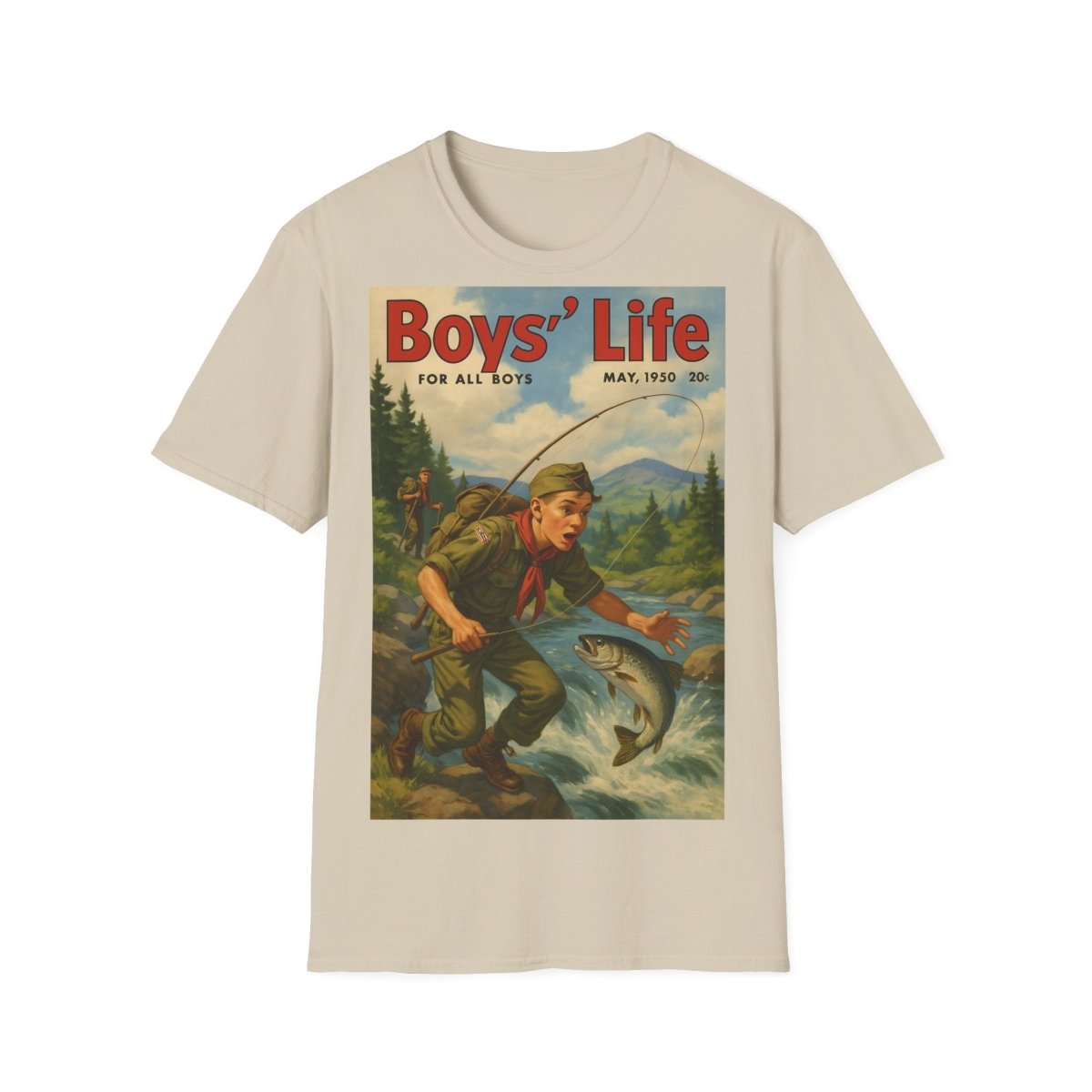 Vintage Motiv – Vintage „Boys’ Life“ T-Shirt – Retro-Pfadfinder-Motiv | True Insights Design mit Humor