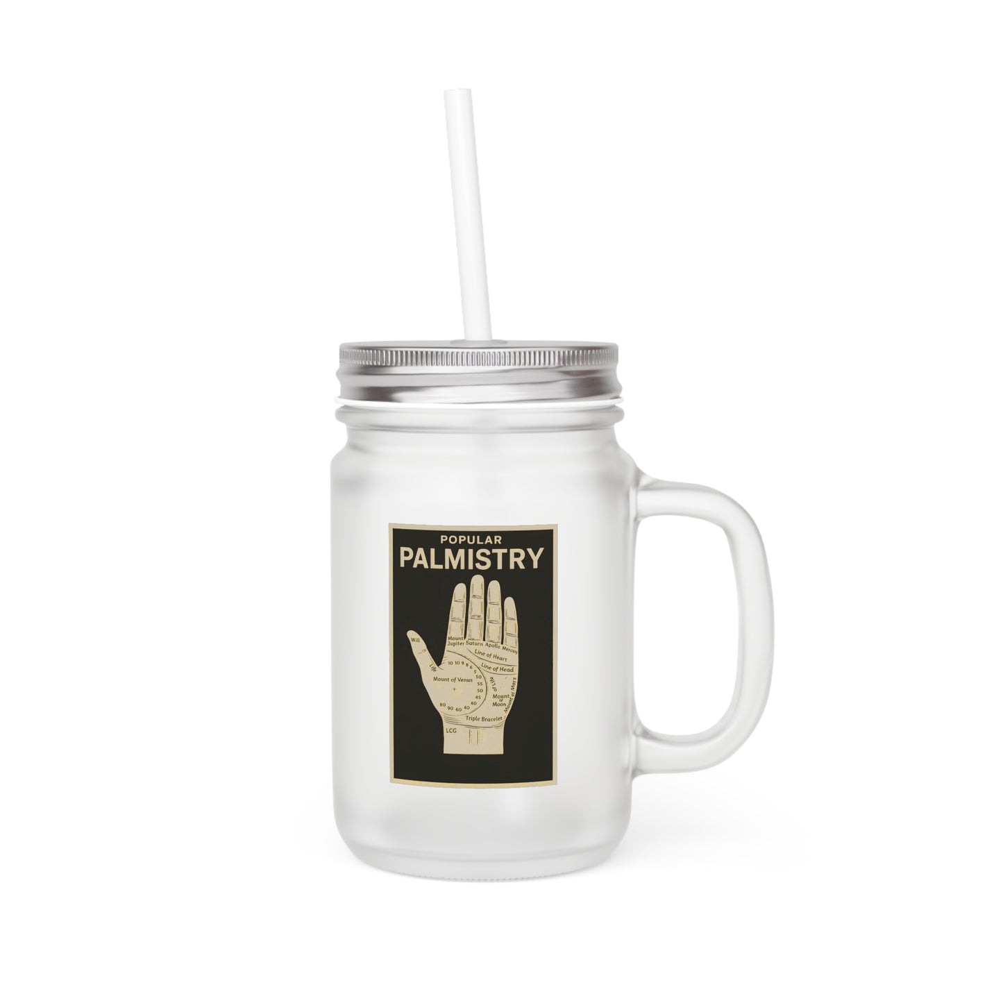 Vintage Motiv – Popular Palmistry – Jar Mug | True Insights Design mit Humor