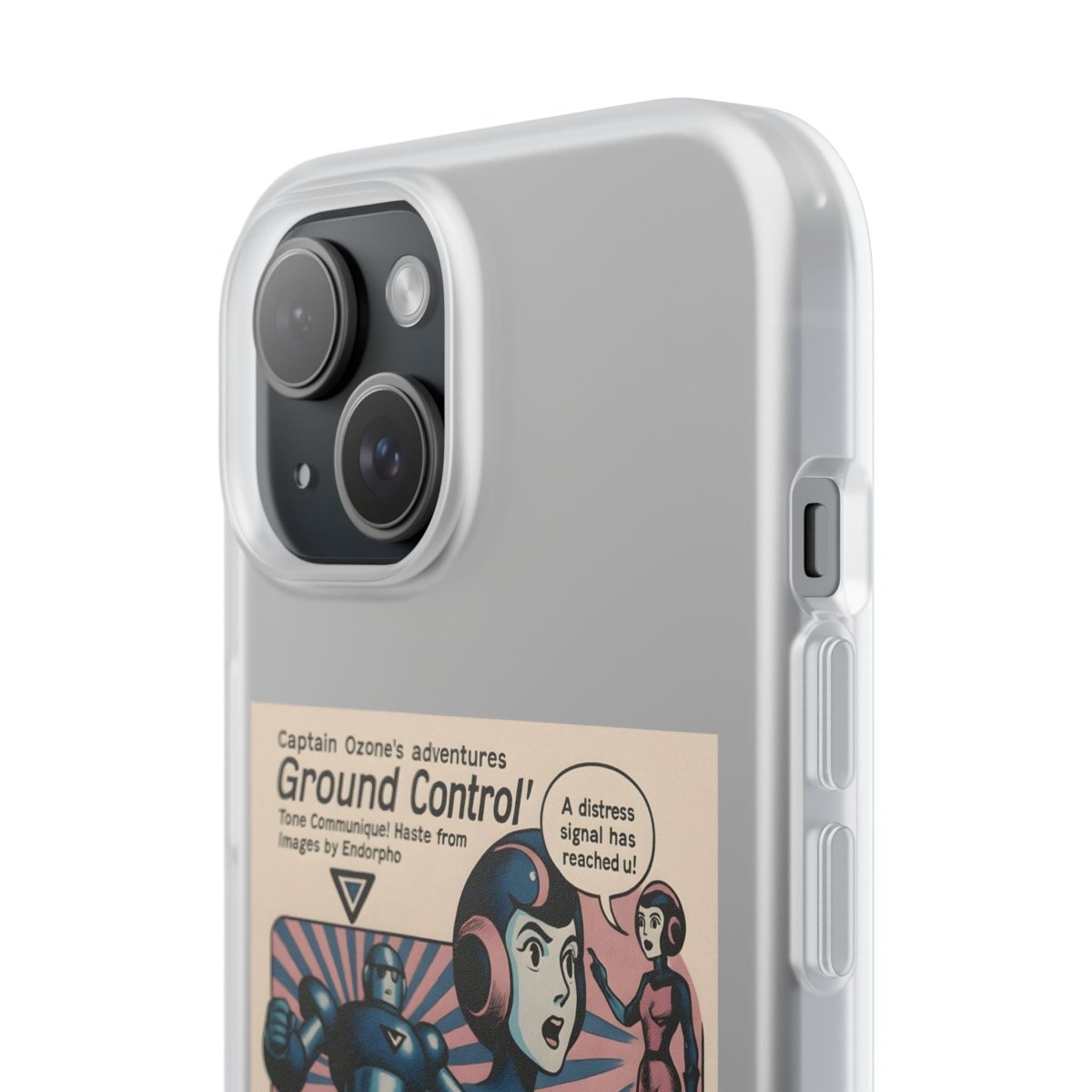 Vintage Motiv – Captain Ozone – Retter der Atmosphäre (und deines Handys) | True Insights Design mit Humor