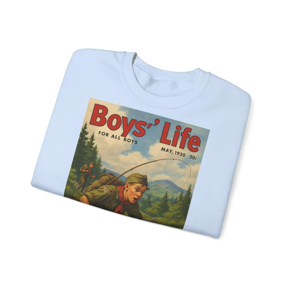 Vintage Motiv – Vintage „Boys’ Life“ Sweatshirt – Retro Pfadfinder-Motiv von 1950 | True Insights Design mit Humor