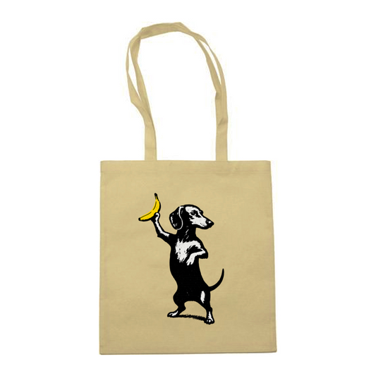 Banana Banksy Dackel - Bag-Bags-True Insights
