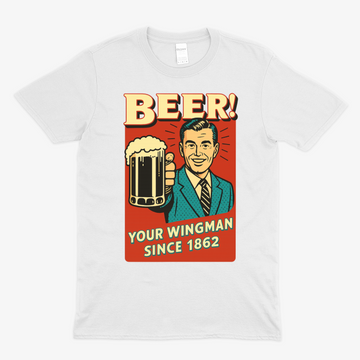 Beer! – Dein Wingman seit 1862 | Retro T-Shirt & Sweatshirt – Freches Satire-Design für mutige Statements | True Insights