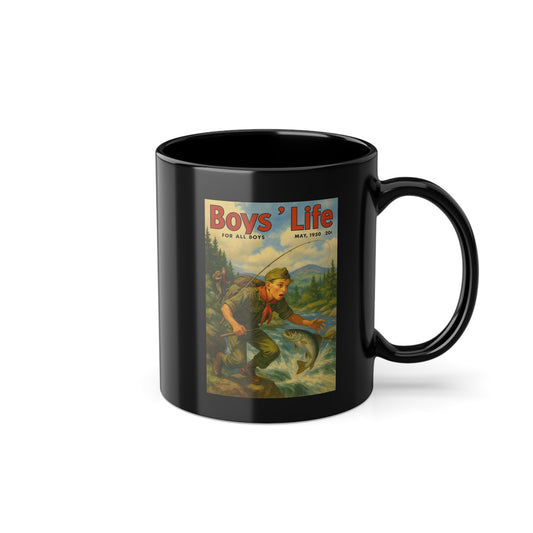 Boys’ Life – Gesellschaftskritische Tasse im Retro-Magazin-Stil-Mug-True Insights