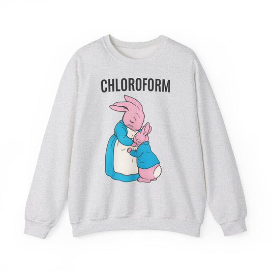 „CHLOROFORM“ – Retro-Sweatshirt mit Hasen und bösem Twist - True Insights