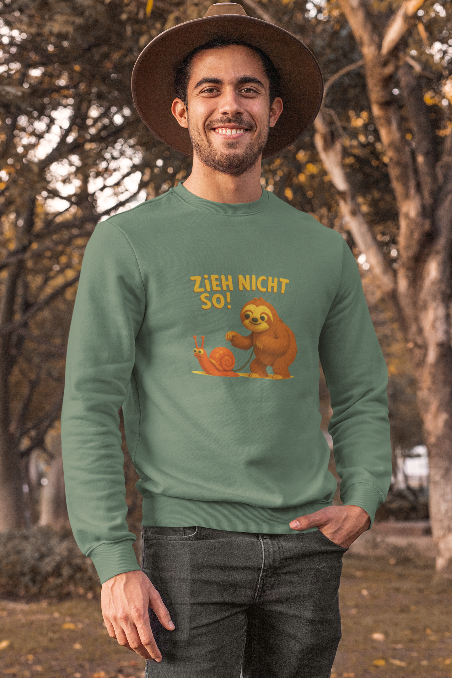 Zieh nicht so! – Lustiges Faultier Sweatshirt-Sweatshirt-True Insights