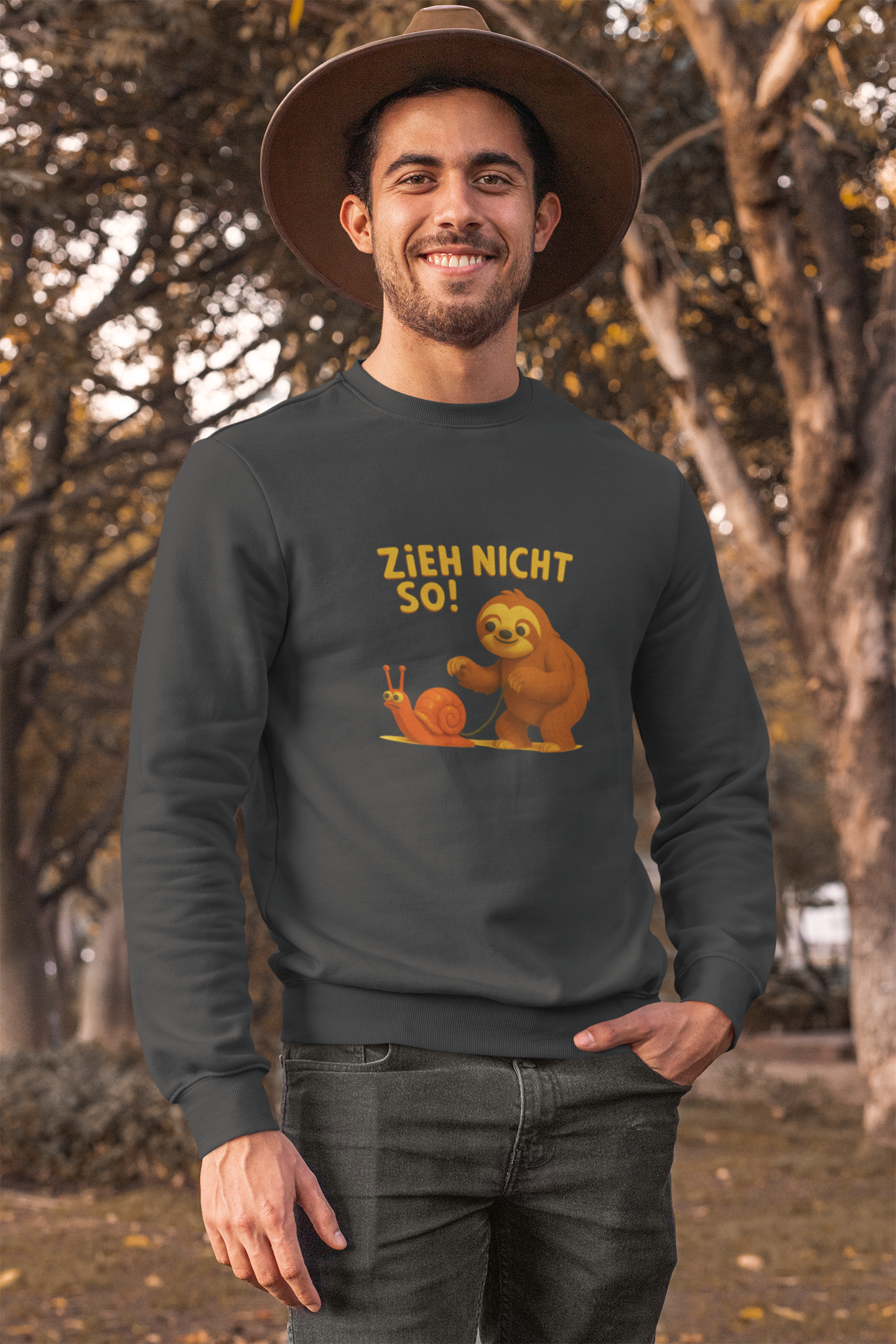 Zieh nicht so! – Lustiges Faultier Sweatshirt-Sweatshirt-True Insights