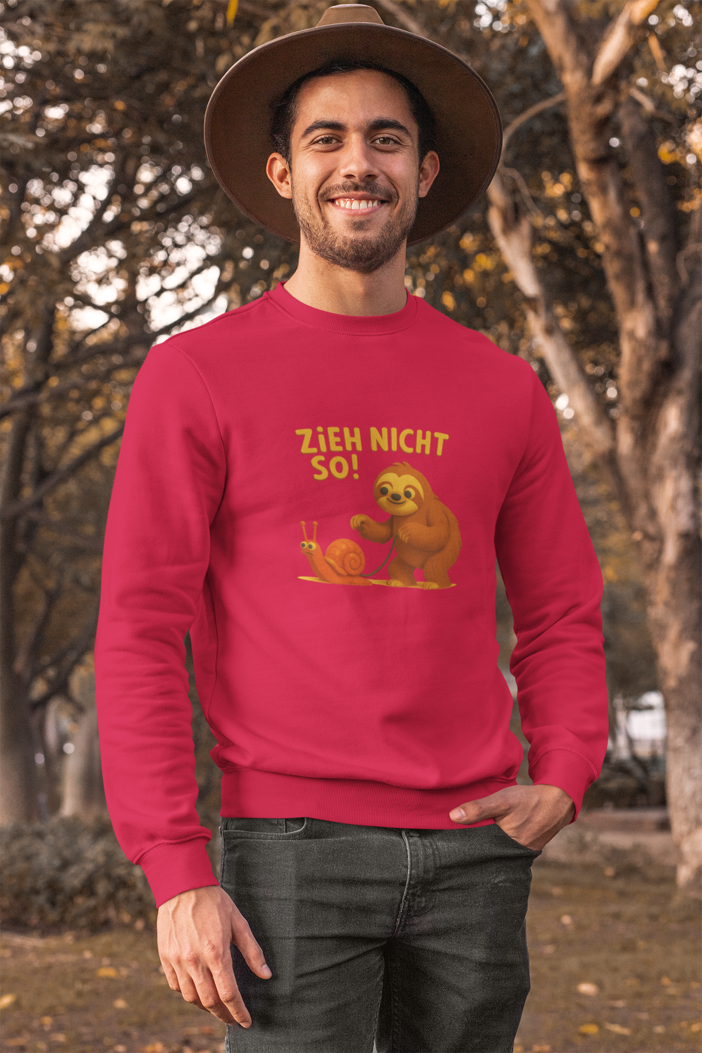 Zieh nicht so! – Lustiges Faultier Sweatshirt-Sweatshirt-True Insights