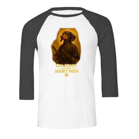 Dackel „Guardian of the Short Path“ – 3/4 Sleeve Fantasy Shirt-Sweatshirt-True Insights