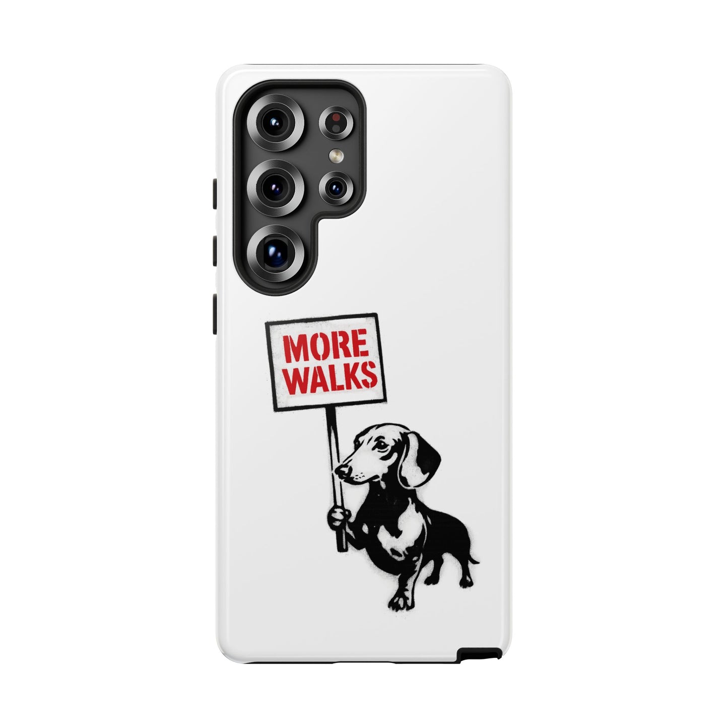 Dackel mit Warnschild – No Rules-Phone Case-True Insights