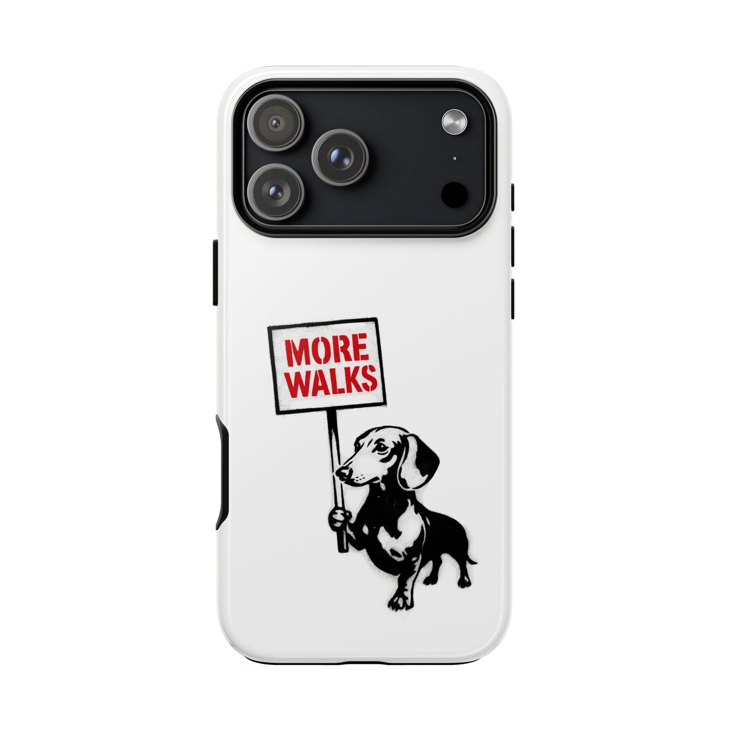 Dackel mit Warnschild – No Rules-Phone Case-True Insights