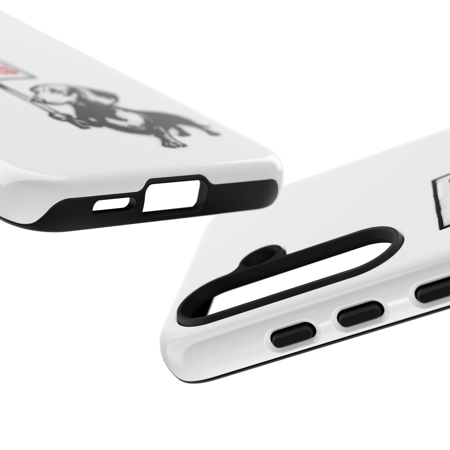 Dackel mit Warnschild – No Rules-Phone Case-True Insights