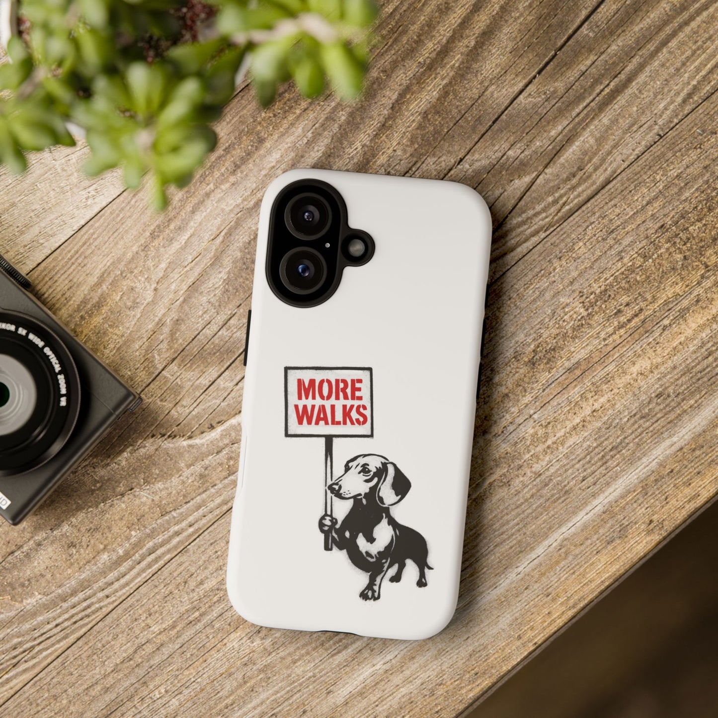 Dackel mit Warnschild – No Rules-Phone Case-True Insights