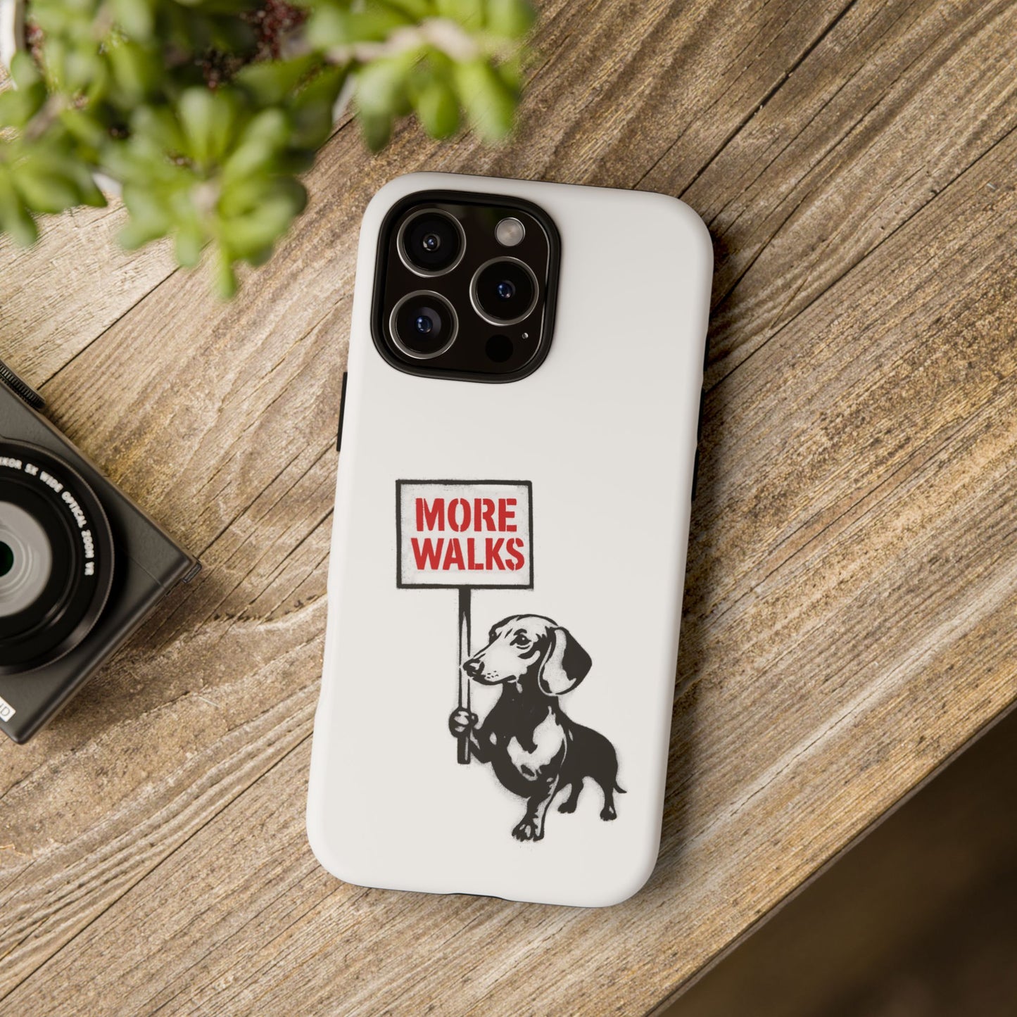 Dackel mit Warnschild – No Rules-Phone Case-True Insights