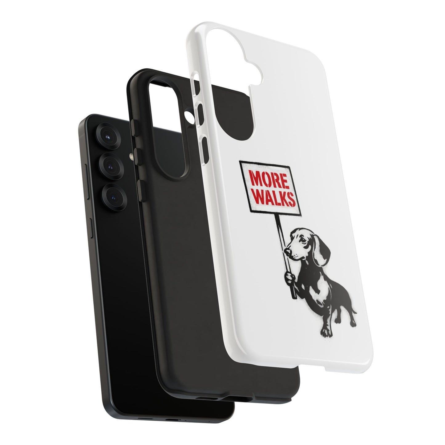 Dackel mit Warnschild – No Rules-Phone Case-True Insights