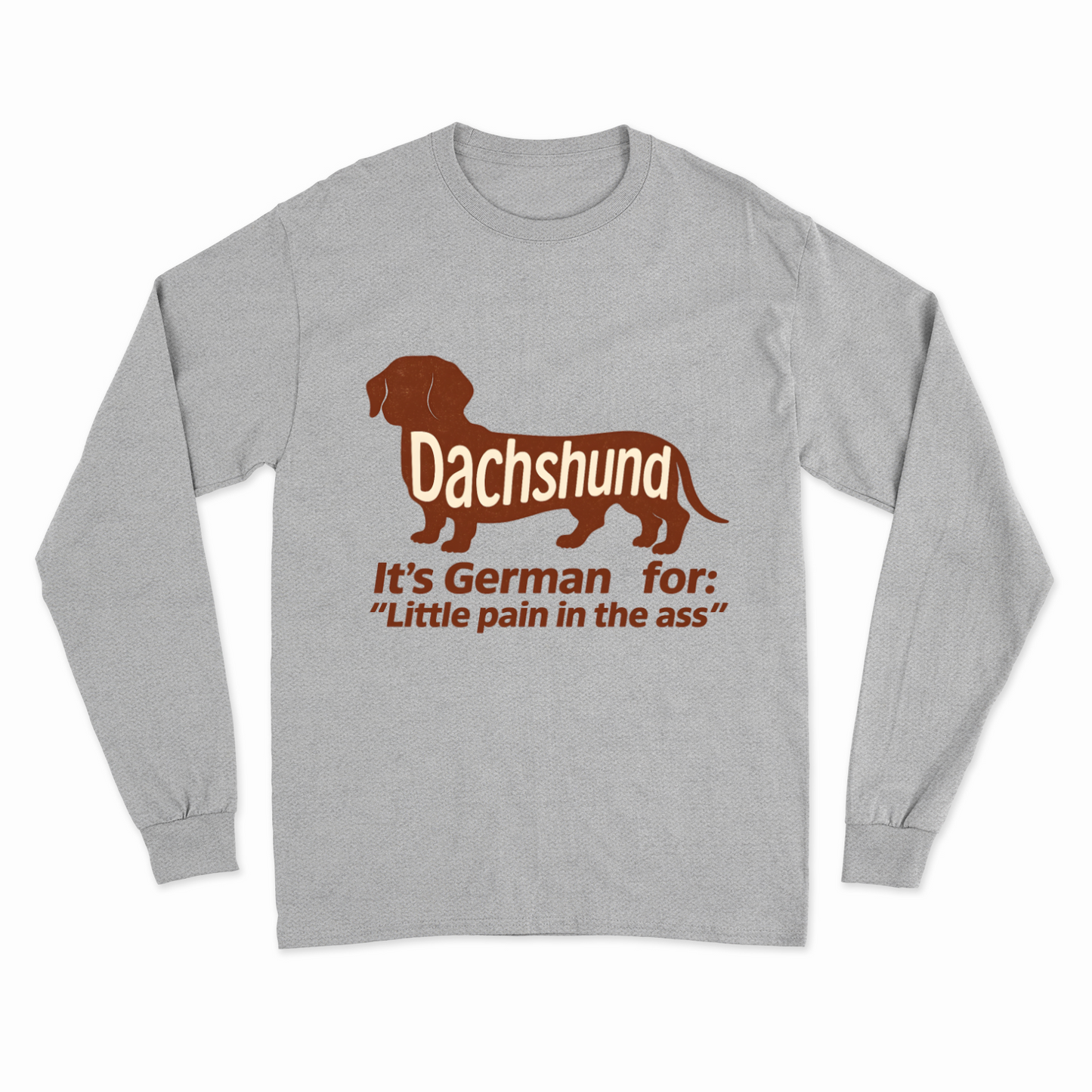 Dackel Sweatshirt German – Lustiges Sweatshirt | True Insights – Bild 4