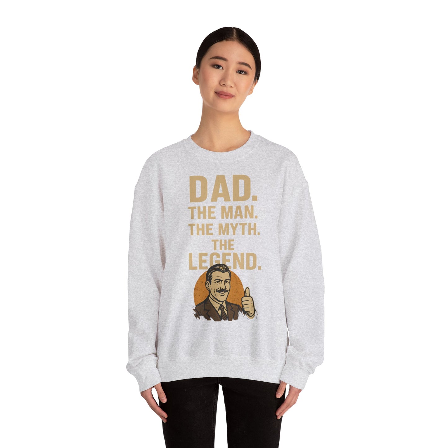 Sweatshirt – DAD. THE MAN. THE MYTH. THE LEGEND. - Sweatshirt für echte Legenden | True Insights Design mit Humor