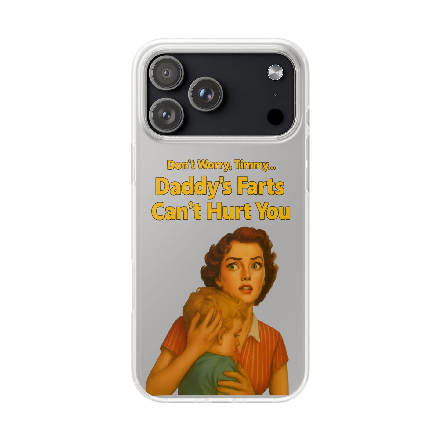 Daddy’s Farts – Satirische Handyhülle im Retro-Stil mit schwarzem Humor-Phone Case-True Insights