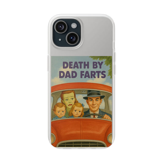Death by Dad Farts – Satirische Retro-Handyhülle im 50s-Familienauto-Stil-Phone Case-True Insights