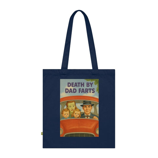 Death by Dad Farts – Satirischer Stoffbeutel mit Retro-Familienchaos-Bags-True Insights
