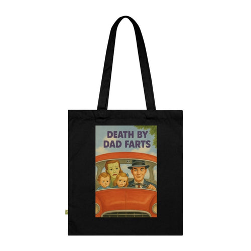 Death by Dad Farts – Satirischer Stoffbeutel mit Retro-Familienchaos-Bags-True Insights
