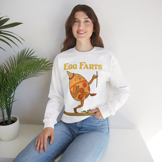 Sweatshirt – Egg Farts – Surreale Eleganz mit einem Hauch Absurdität | True Insights Design mit Humor